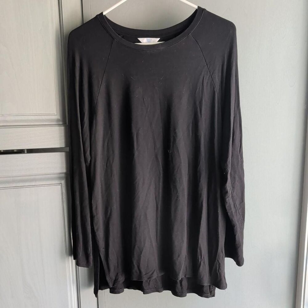 Time-and-tru Women's Black Shirt